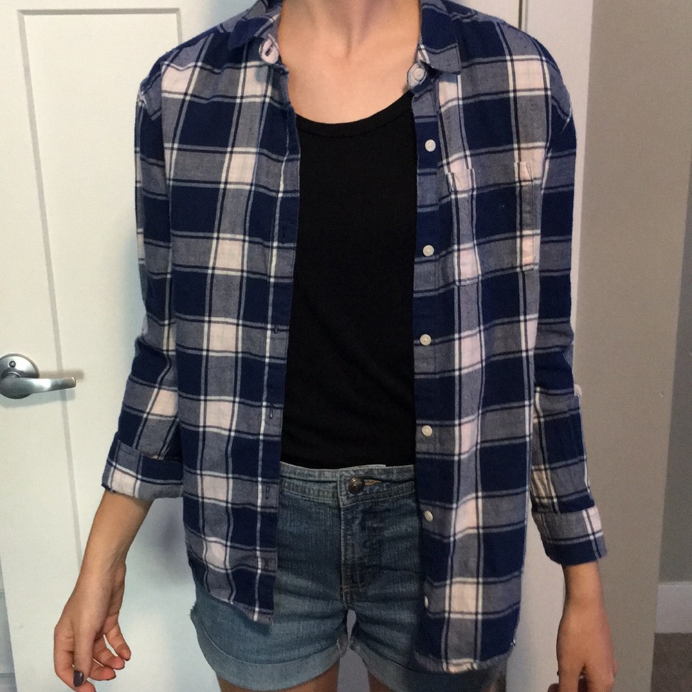 Blue flannel